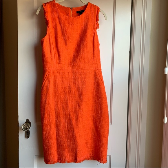 J. Crew Dresses & Skirts - J. Crew Sleeveless Shift Dress in Orange